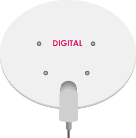 Digital Radio Antenna for Clear Reception PNG