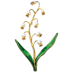 Elegant Jewelry Blossom Brooch PNG