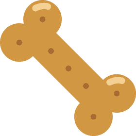 Sweet Crunchy Dog Bone Treat PNG