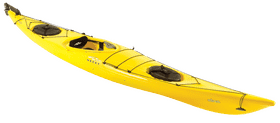 Adventure Awaits The Yellow Kayak Journey PNG