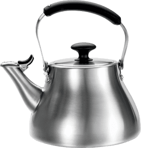 Elegant Stainless Steel Kettle Cookware PNG