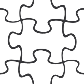 Intricate Jigsaw Puzzle Design for Creative Minds PNG