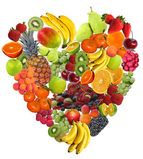 Heartfelt Celebration of Fruit Variety PNG