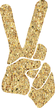Golden Galaxy of Peace PNG