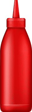 Classic Ketchup Bottle for Flavorful Dishes PNG