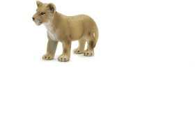 Toy Animal Figurine Playful Lion Cub PNG