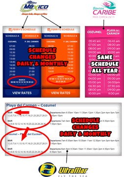 Ferry Boat Schedule Changes and Rates Overview PNG