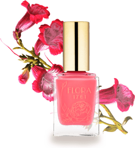 Flora 1761 Blooming Nail Polish Elegance PNG