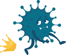 Coronavirus The Crowned Character of Concern PNG