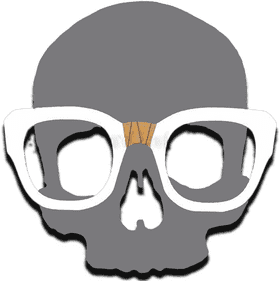 Data Center Tech Behind the Digital Skull PNG