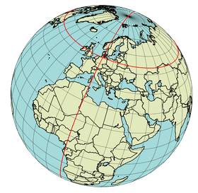 Globe of Continents and Latitude Lines PNG