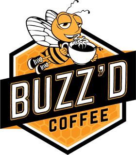 Buzz'd Coffee Beans A Sweet Sip of Energy PNG