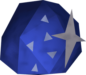 Shimmering Blue Star Gem PNG