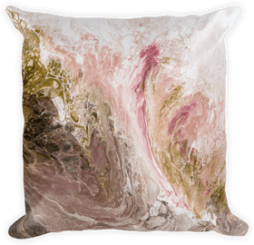 Elegant Abstract Pillow Cushion Design PNG