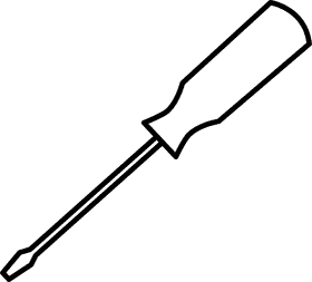 Screwdriver Tool for Precision Fastening PNG
