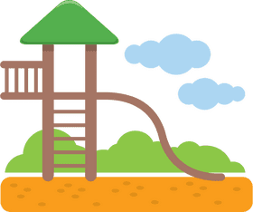 Outdoor Adventure Playground for Kids PNG