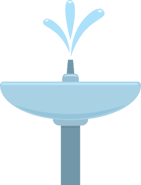 Refreshing Water Drink Fountain PNG