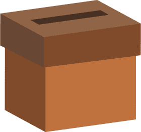 Election Ballot Submission Box Design PNG