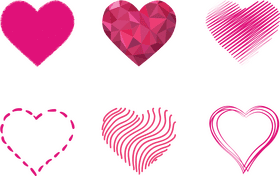 Harmony of Hearts A Colorful Celebration PNG