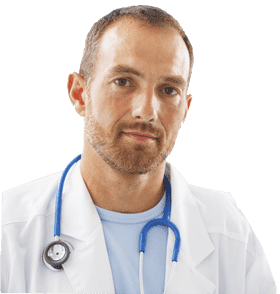 Caring Doctor Committed to Patient Wellness PNG