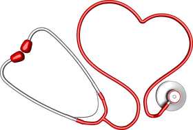 Heartfelt Care with a Stethoscope PNG