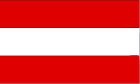 Austrian National Flag Design PNG