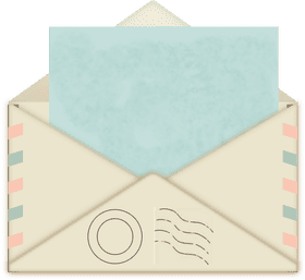 Envelope Mail with Unsent Letter PNG