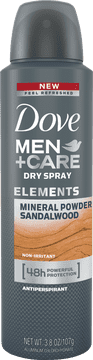 Dove Men+Care Deodorant with Mineral Powder & Sandalwood PNG