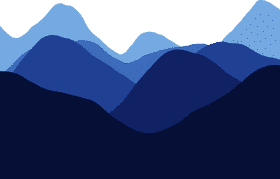 Majestic Blue Mountain Range PNG