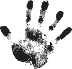 Chalk Handprint A Mark of Creativity PNG