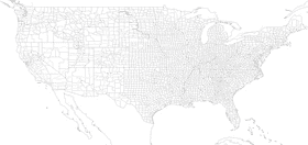 Detailed USA Map Highlighting Major Highways and Roads PNG