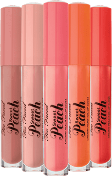 Sweet Peach Lip Oil Collection PNG