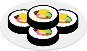 Sushi Delight A Tasty Roll Adventure PNG