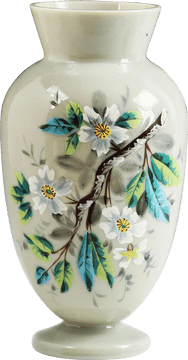 Elegant Floral Cookware Vase PNG
