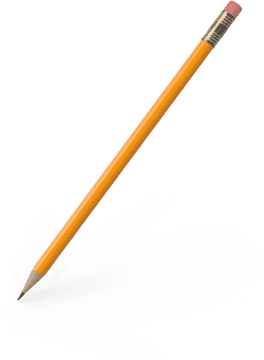 Bright and Simple Pencil Case Essentials PNG