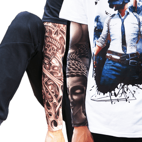 Intricate Tattoo Designs A Clash of Styles PNG