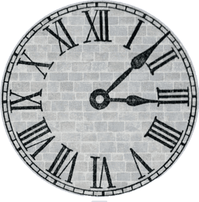 Timeless Elegance The Classic Stone Clock PNG