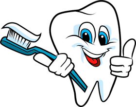 Dental Care with a Smile and Clean Teeth PNG