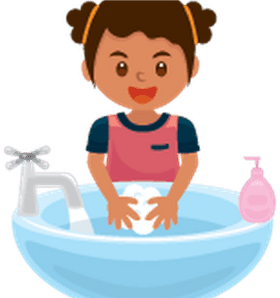 Happy Hands Wash Powder for Easy Cleaning PNG