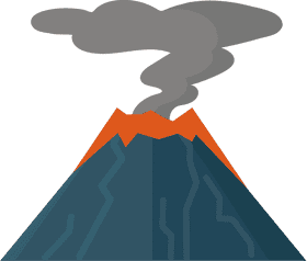 Fiery Eruption of the Volcano Summit PNG