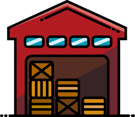 Efficient Storage Solutions in the Warehouse PNG