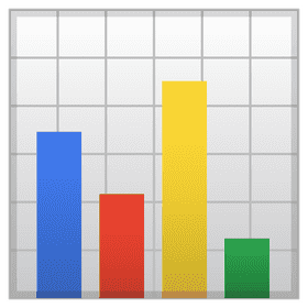 Colorful Bar Chart Displaying Data Trends PNG