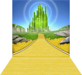 Enchanting Toll Road to the Emerald City PNG
