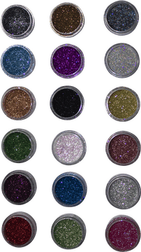 Sparkling Eye Shadow Color Collection PNG