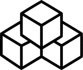 Creative Ice Cube Sculpture Art PNG