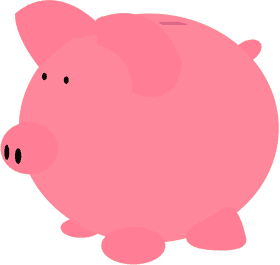 Piggy Bank Savings Fun PNG