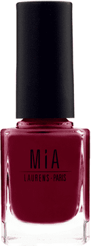 Elegant Bordeaux Nail Polish by MiA Laurens Paris PNG