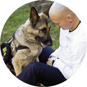 Companionship and Trust The Service Dog Bond PNG