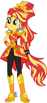 Sunset Radiance A Fiery Transformation PNG