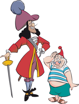 Captain Hook and Smee with Fishing Hook Adventures PNG